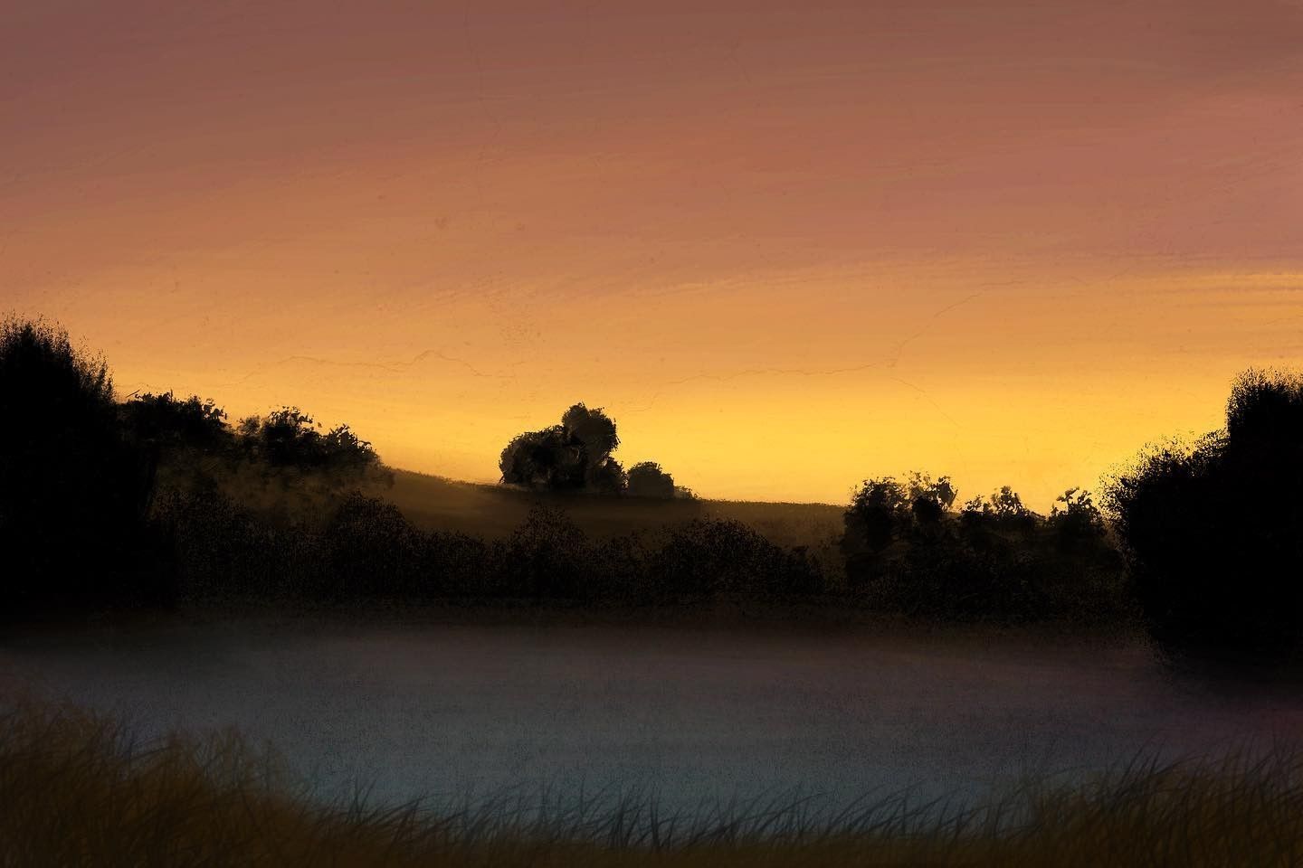 Dusk at the Pond
