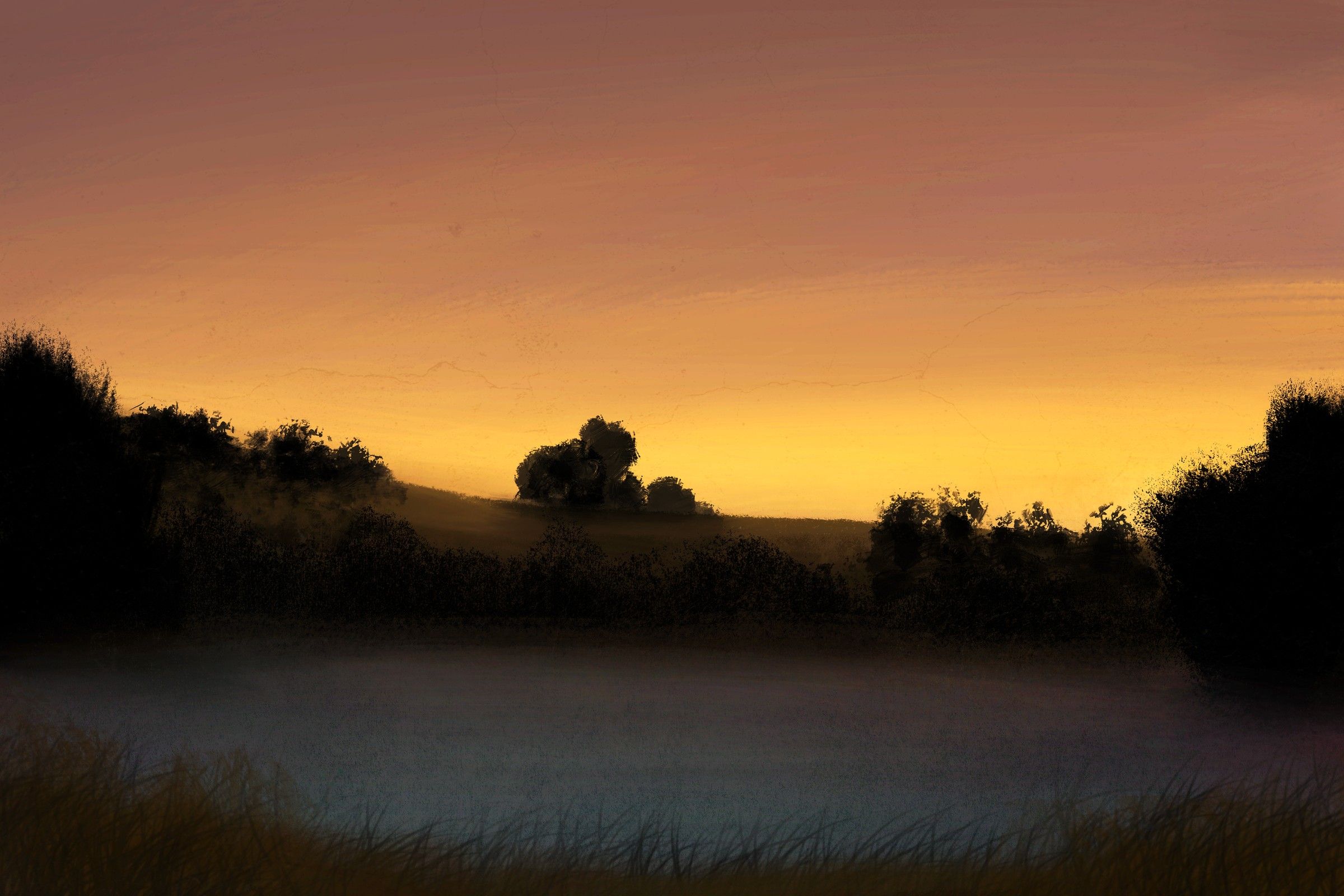 Dusk at the Pond