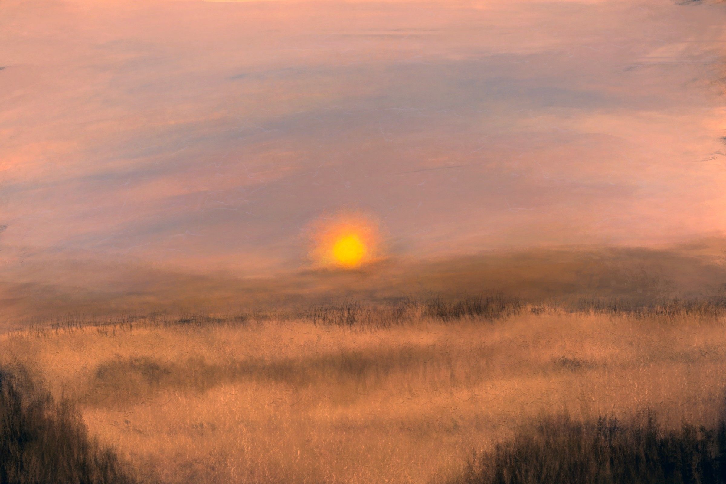 Morning Fields (sunlit variation)