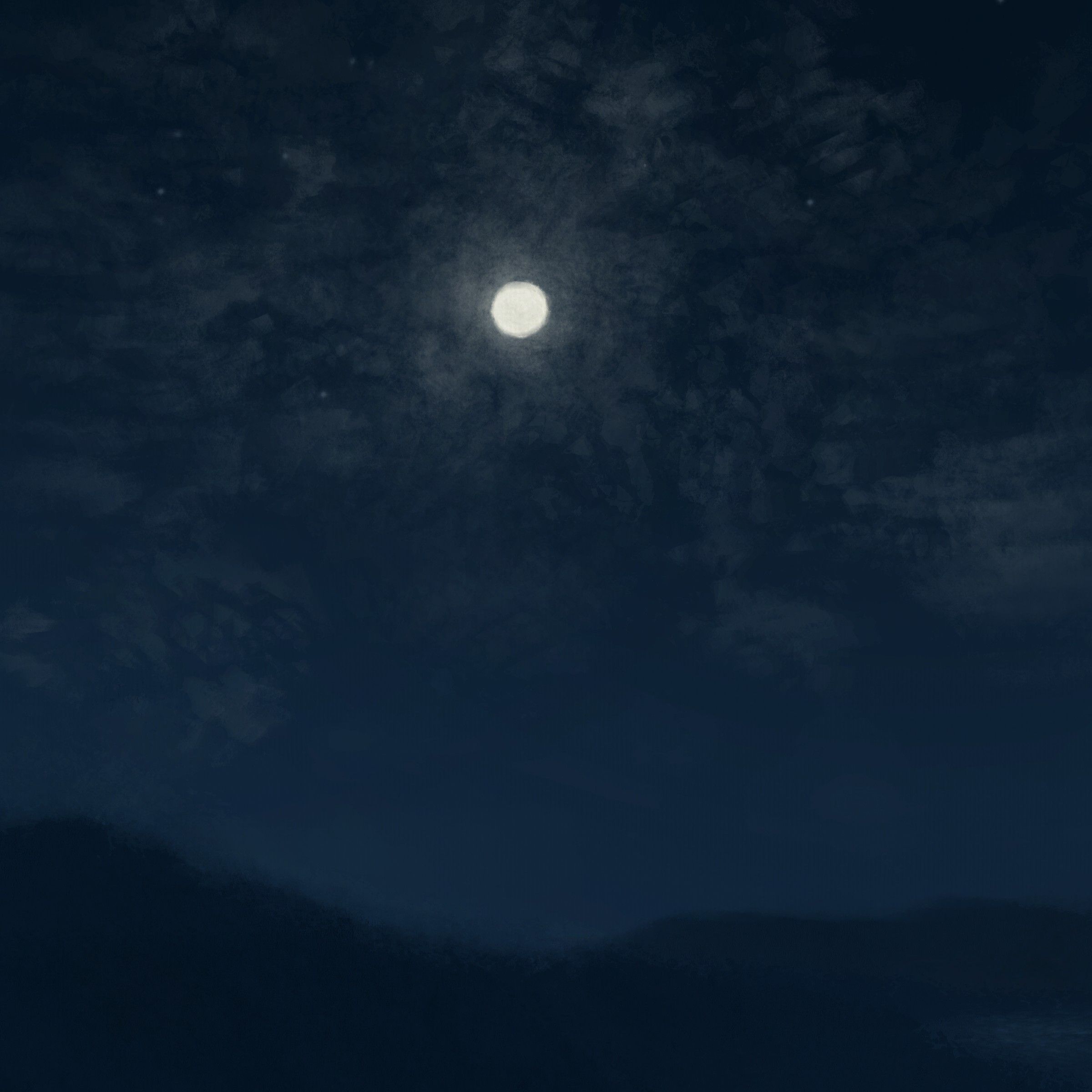 Mountains and Moonlight