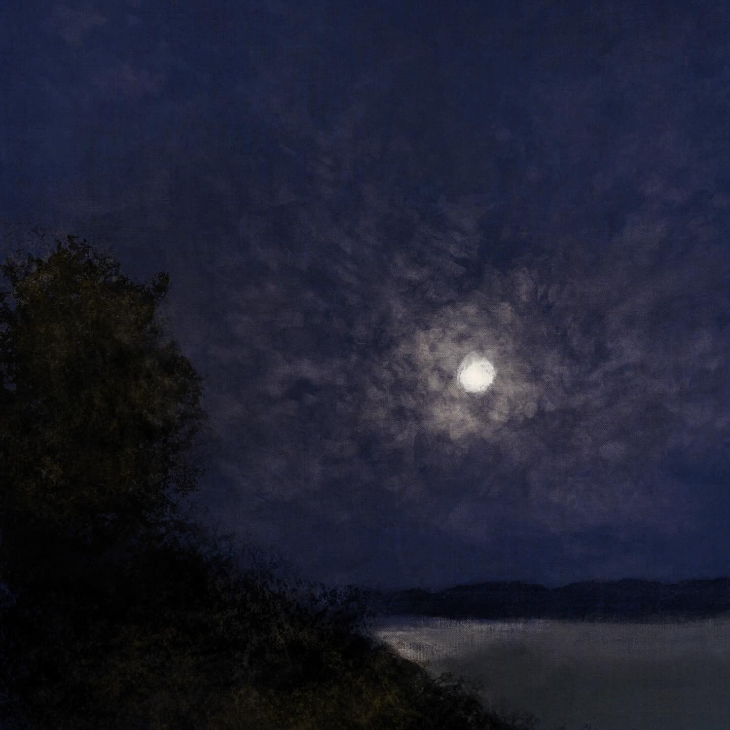 Ocean View At Night
